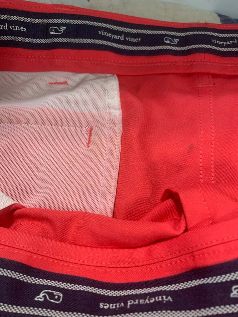 Vineyard Vines coral flat